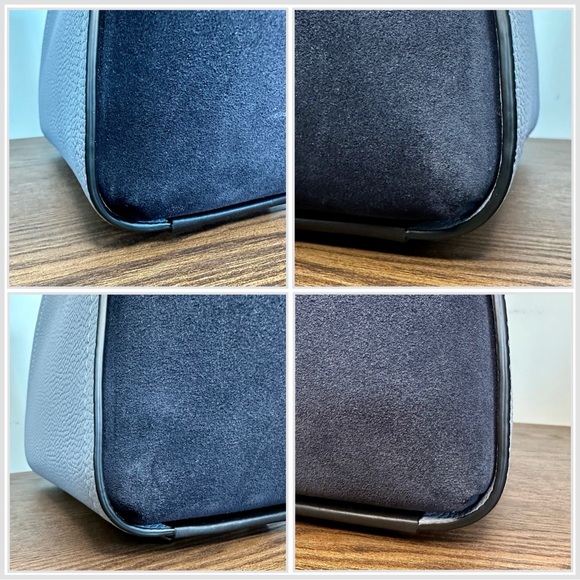 Coach 1941 Troupe Tote In Colorblock With Snakeskin Detail Pewter/Mist Multi - Picture 11 of 12